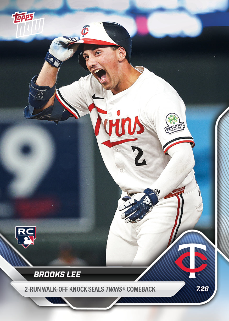 Brooks Lee - 2025 MLB Topps NOW® - Card 478 - PR: 641