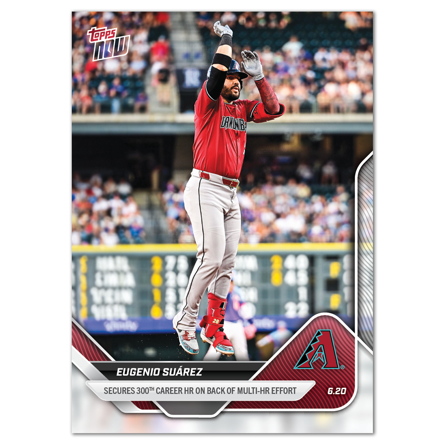 Eugenio Suárez - 2025 MLB Topps NOW® - Card 329 - PR: 540