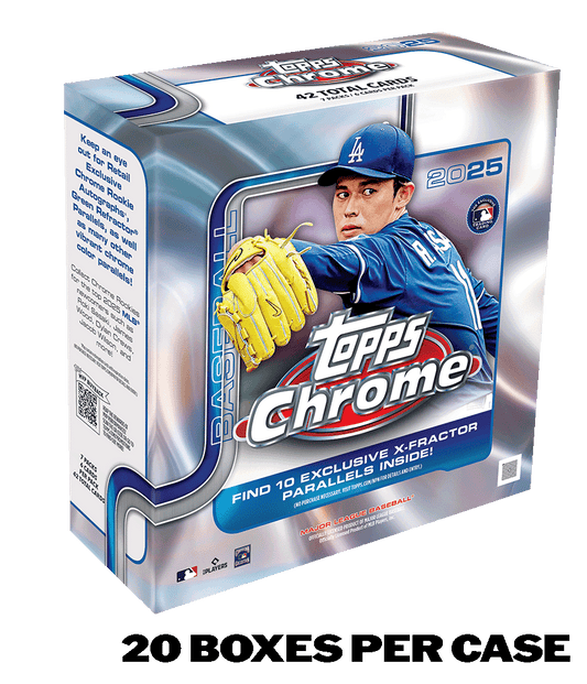 2025 Topps Chrome® Baseball - Mega Box - Sealed Case