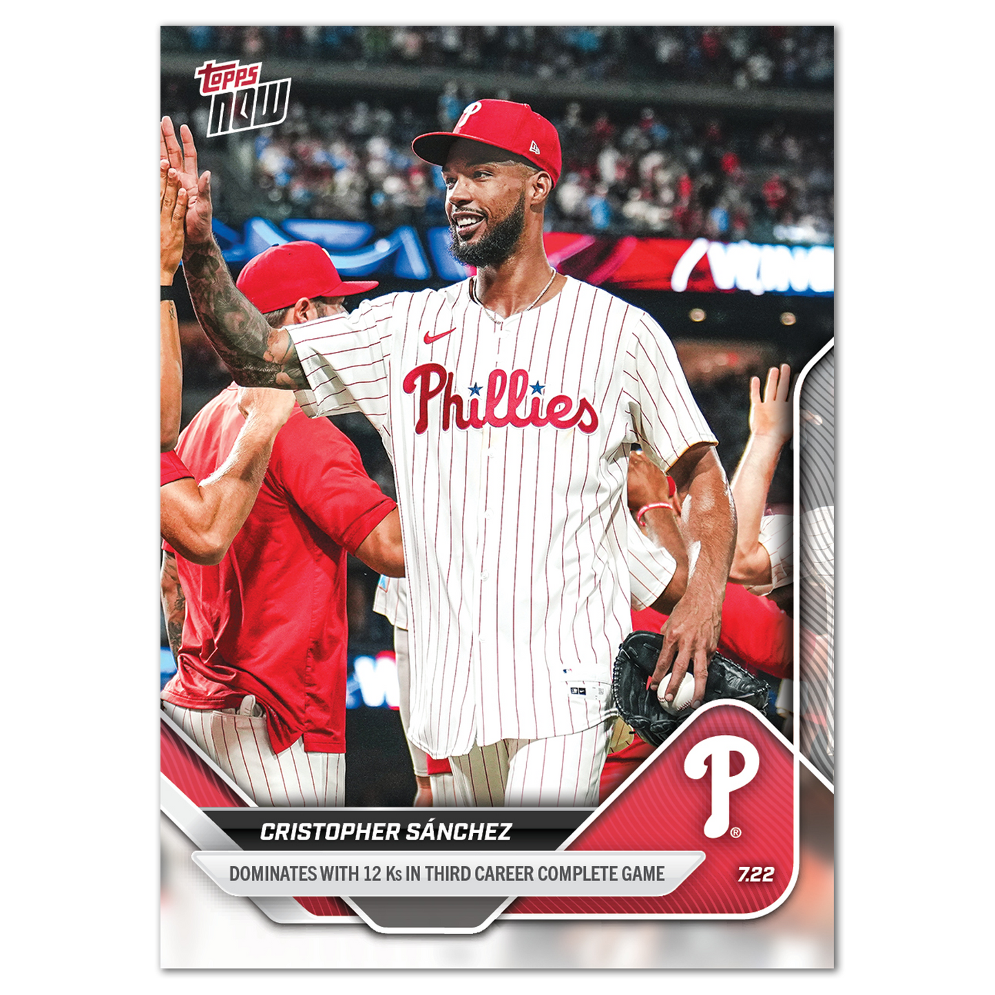 Cristopher Sánchez - 2025 MLB Topps NOW® - Card 450 - PR: 941