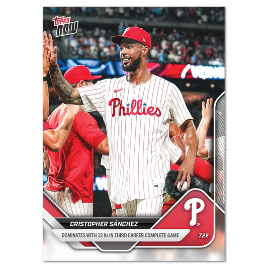 Cristopher Sánchez - 2025 MLB Topps NOW® - Card 450 - PR: 941