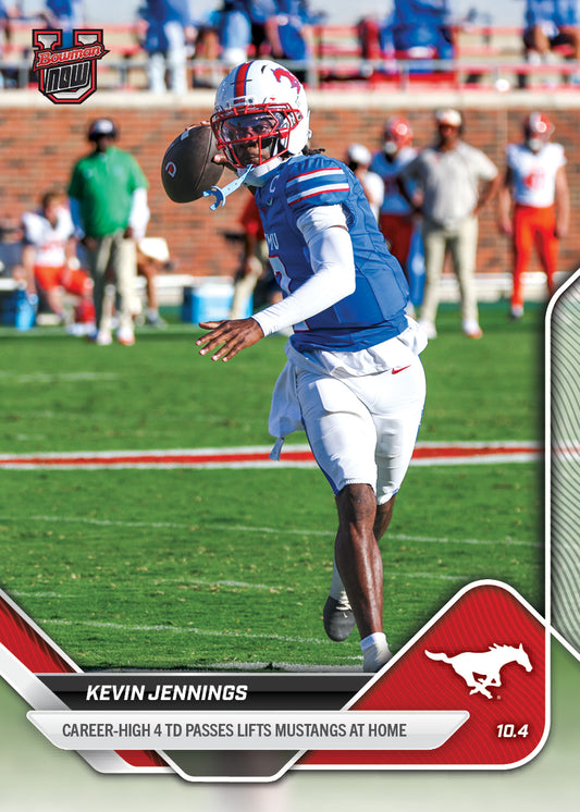 Kevin Jennings - 2025-26 Bowman U NOW® Football - Card 23 - PR: 268
