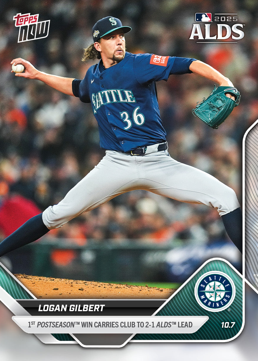 Logan Gilbert - 2025 MLB Topps NOW® - Card 837 - PR: 762