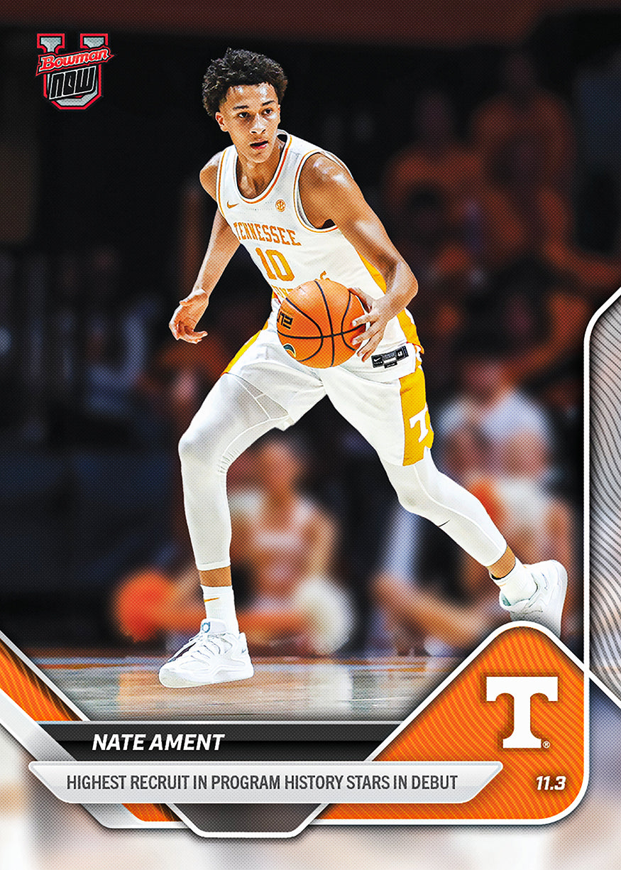 Nate Ament - 2025-26 Bowman U NOW® Basketball - Card 3