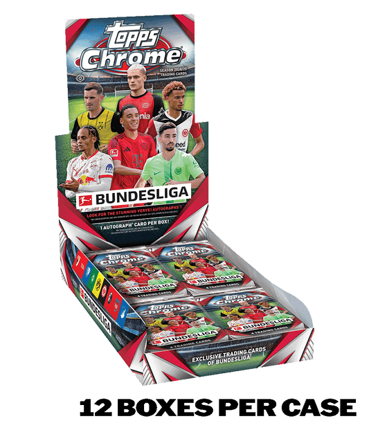 2025 Topps Chrome® Bundesliga - Hobby Box - Sealed Case