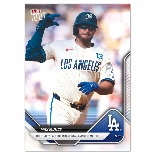 Max Muncy - 2025 MLB Topps NOW® - Card 242 - PR: 868
