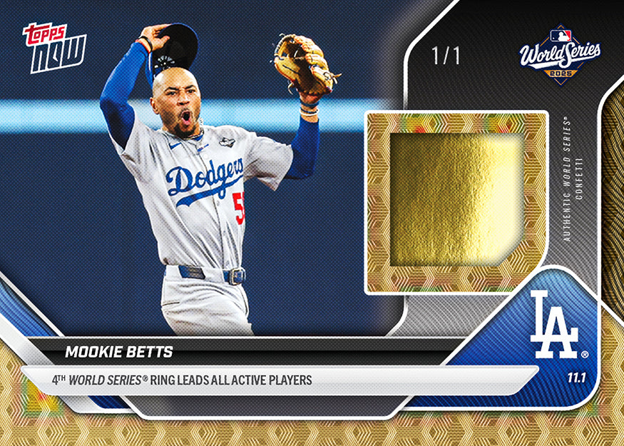 Mookie Betts - 2025 MLB Topps NOW® - Card 928 - PR: 5099