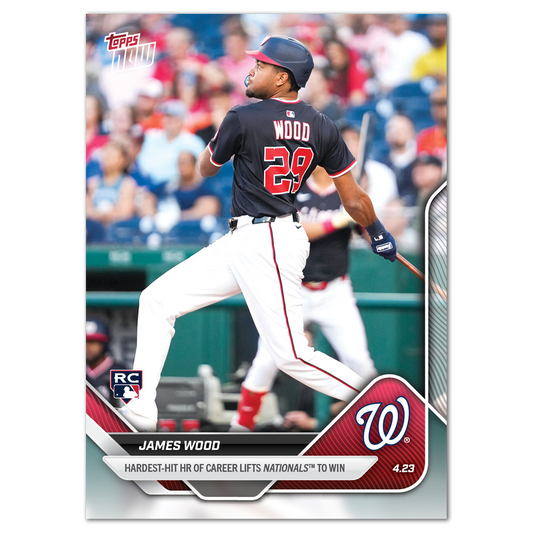 James Wood - 2025 MLB Topps NOW® - Card 100 - PR: 1749