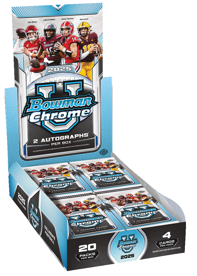 2025 Bowman University Chrome® Football - Hobby Box
