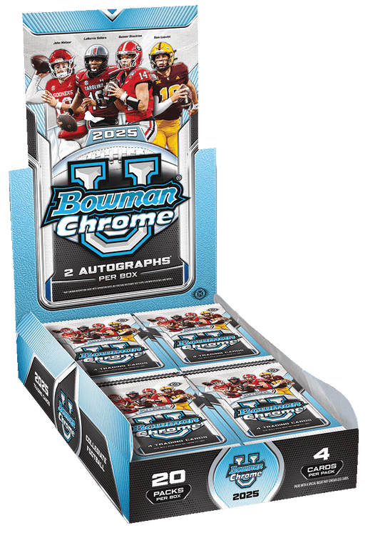 2025 Bowman University Chrome® Football - Hobby Box