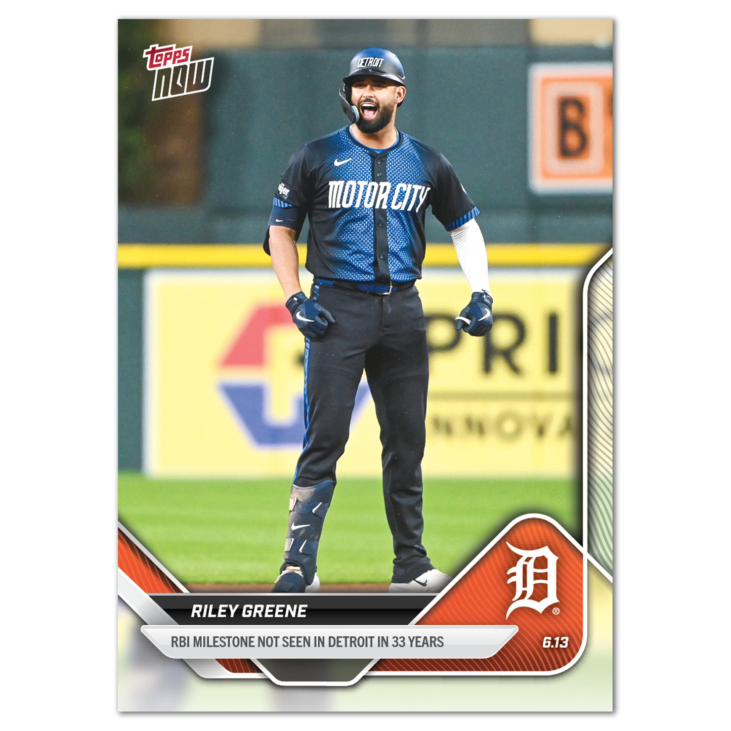 Riley Greene - 2025 MLB Topps NOW® - Card 293 - PR: 725