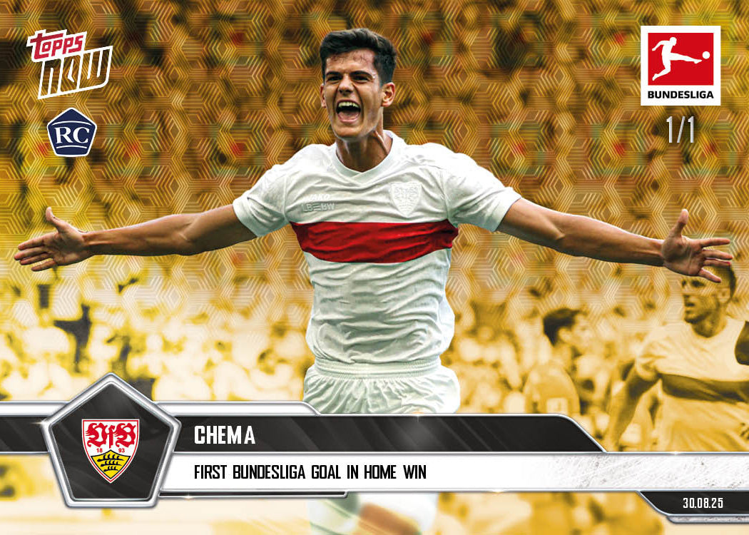 Chema Andrés - 2025-26 Bundesliga Topps NOW® - Card 12 - PR: 535