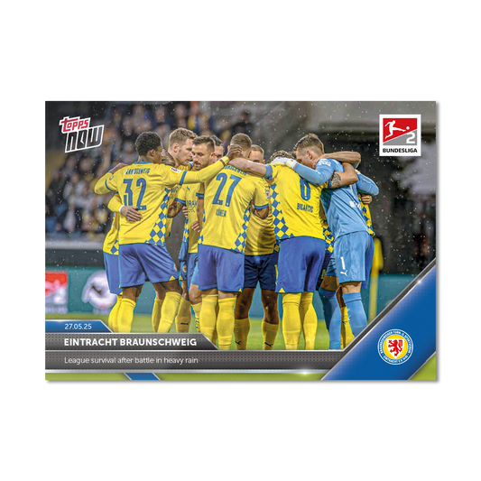 Eintracht Braunschweig - 2024-25 Bundesliga Topps NOW® - Card 196 - PR: 110