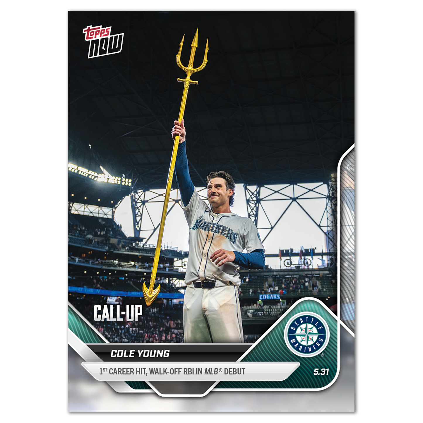 Cole Young - 2025 MLB Topps NOW® - Card 243 - PR: 3543