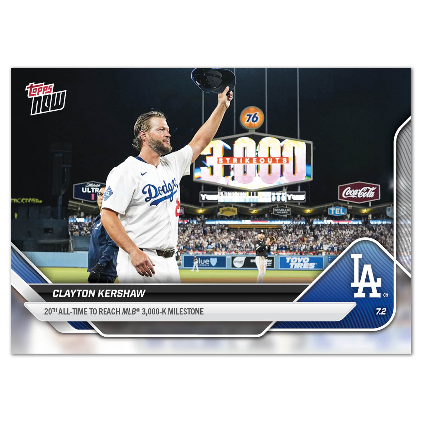 Clayton Kershaw - 2025 MLB Topps NOW® - Card 373 - LOOK FOR RELICS, AUTOS & AUTO-RELIC - PR: 63363