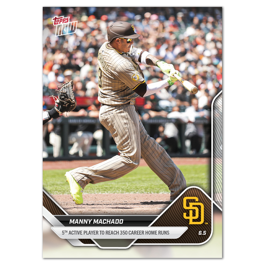 Manny Machado - 2025 MLB Topps NOW® - Card 261  - PR: 988