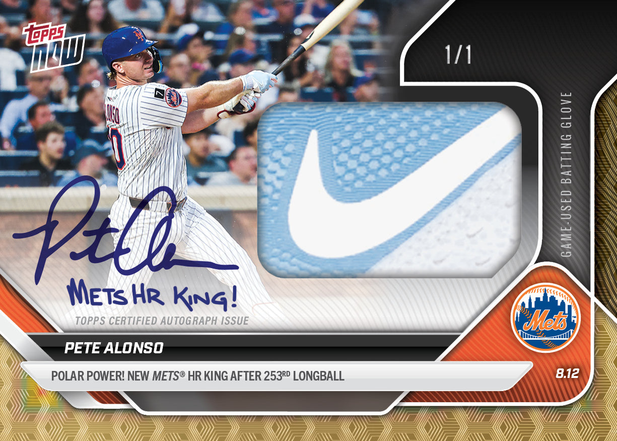 Pete Alonso - 2025 MLB Topps NOW® - Card 553 - LOOK FOR AUTOS & AUTO-RELICS - PR: 20994