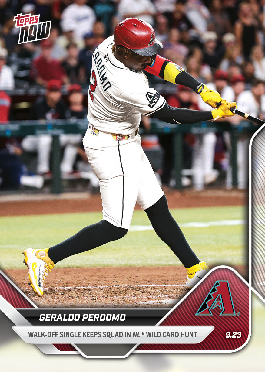 Geraldo Perdomo - 2025 MLB Topps NOW® - Card 756 - PR: 477