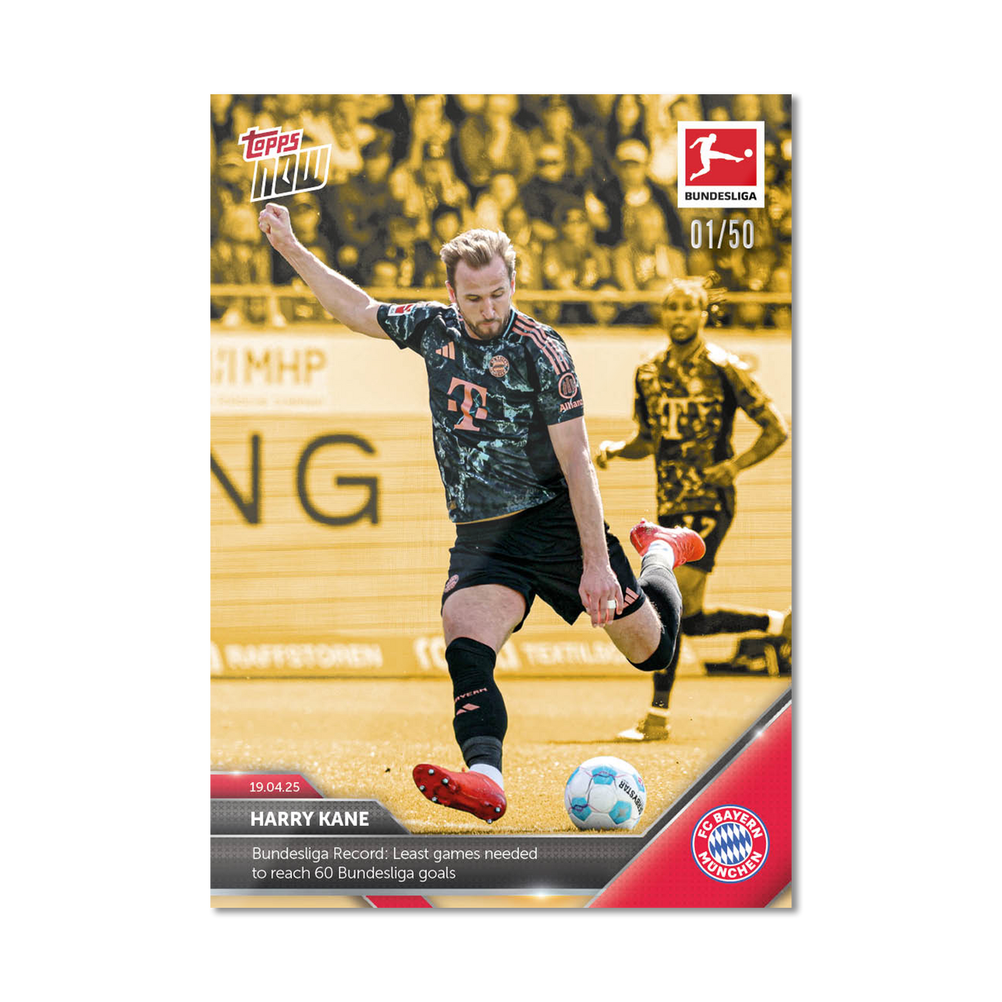 Harry Kane - 2024-25 Bundesliga Topps NOW® Card 167 - PR: 1390