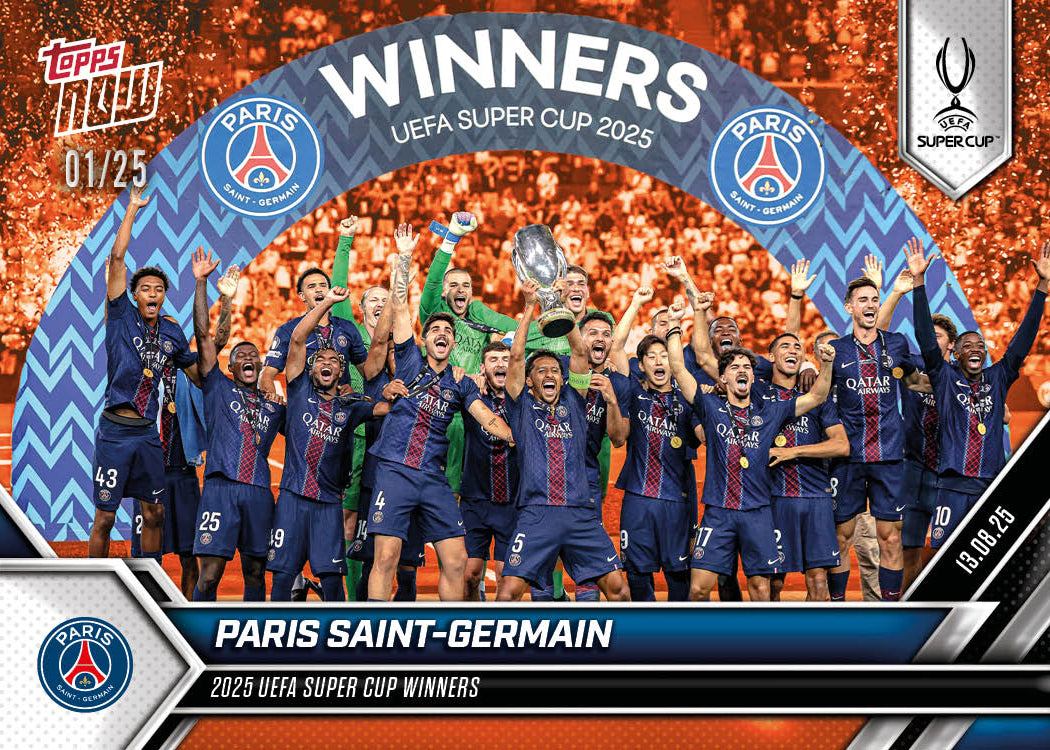 Paris Saint-Germain - 2025-26 UCL Topps NOW® Card 1 - PR: 773