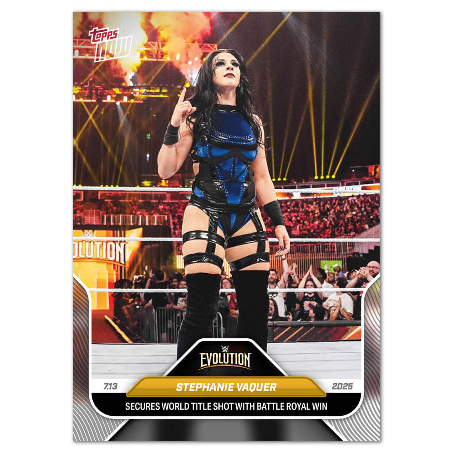 Stephanie Vaquer - 2025 WWE Topps NOW® - Card 80 - PR: 2705