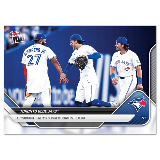 Toronto Blue Jays - 2025 MLB Topps NOW® - Card 447 - PR: 366