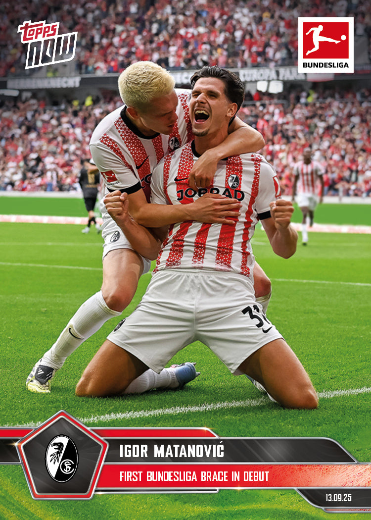 Igor Matanović - 2025-26 Bundesliga Topps NOW® - Card 19 - PR: 184