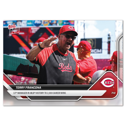 Terry Francona - 2025 MLB Topps NOW® - Card 425 - LOOK FOR AUTOS - PR: 946