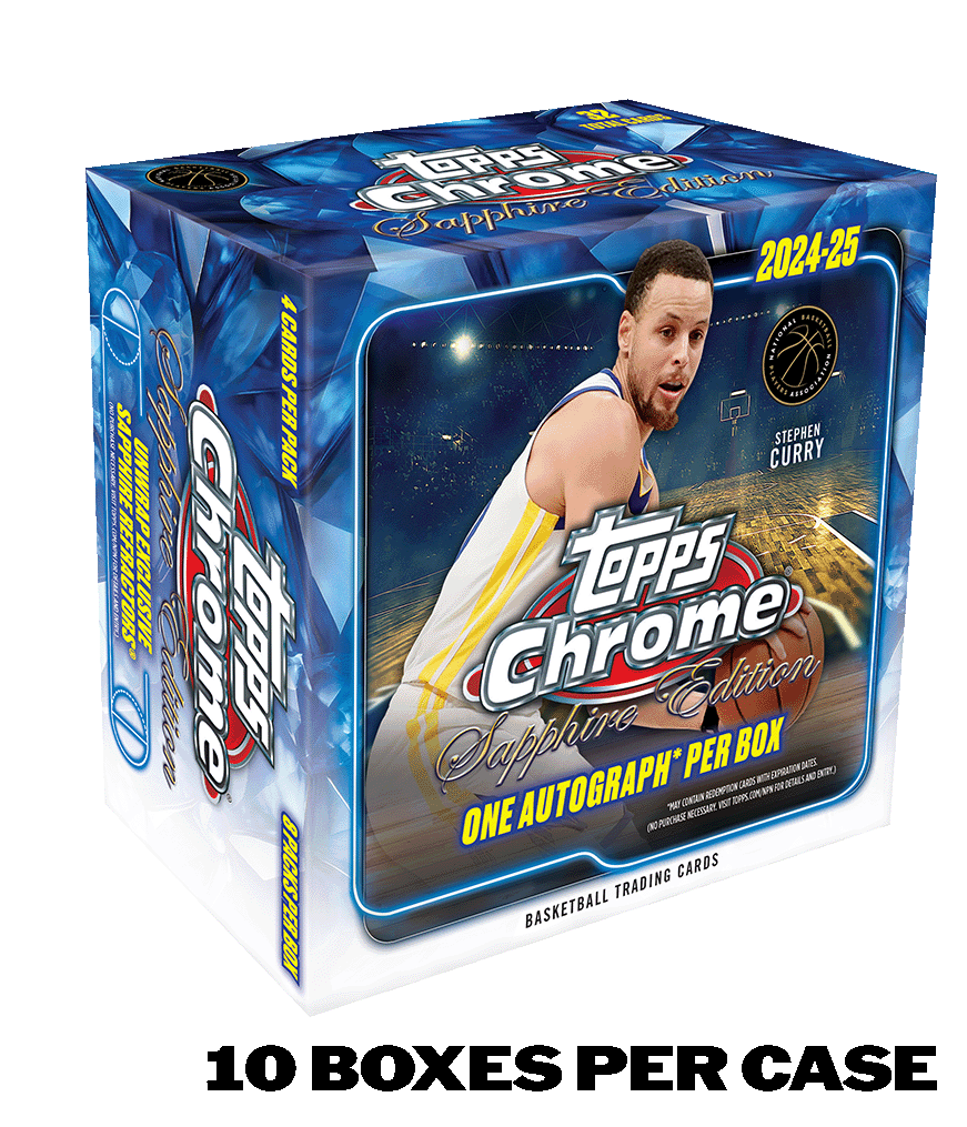 2024/25 Topps Chrome® Basketball - Sapphire Edition - Hobby Box - Sealed Case