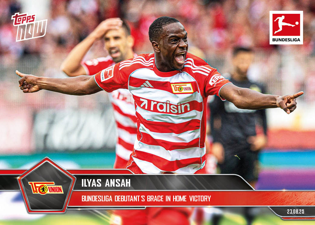 Ilyas Ansah - 2025-26 Bundesliga Topps NOW® - Card 8 - PR: 125