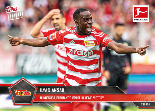 Ilyas Ansah - 2025-26 Bundesliga Topps NOW® - Card 8 - PR: 125