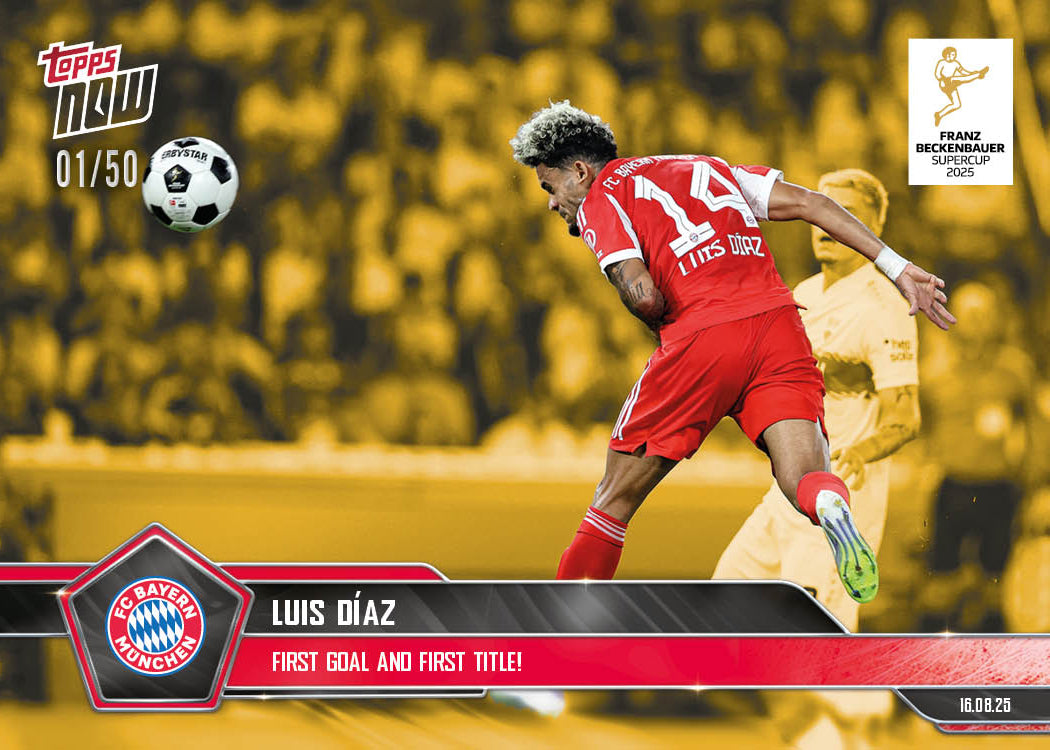 Luis Díaz - 2025-26 Bundesliga Topps NOW® Card 3 - PR: 411