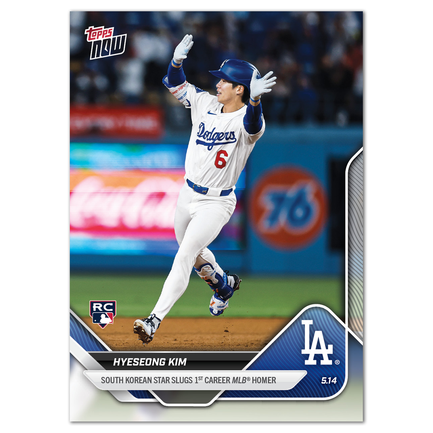 Hyeseong Kim - 2025 MLB Topps NOW® - Card 182 - LOOK FOR AUTOS - PR: 15,366