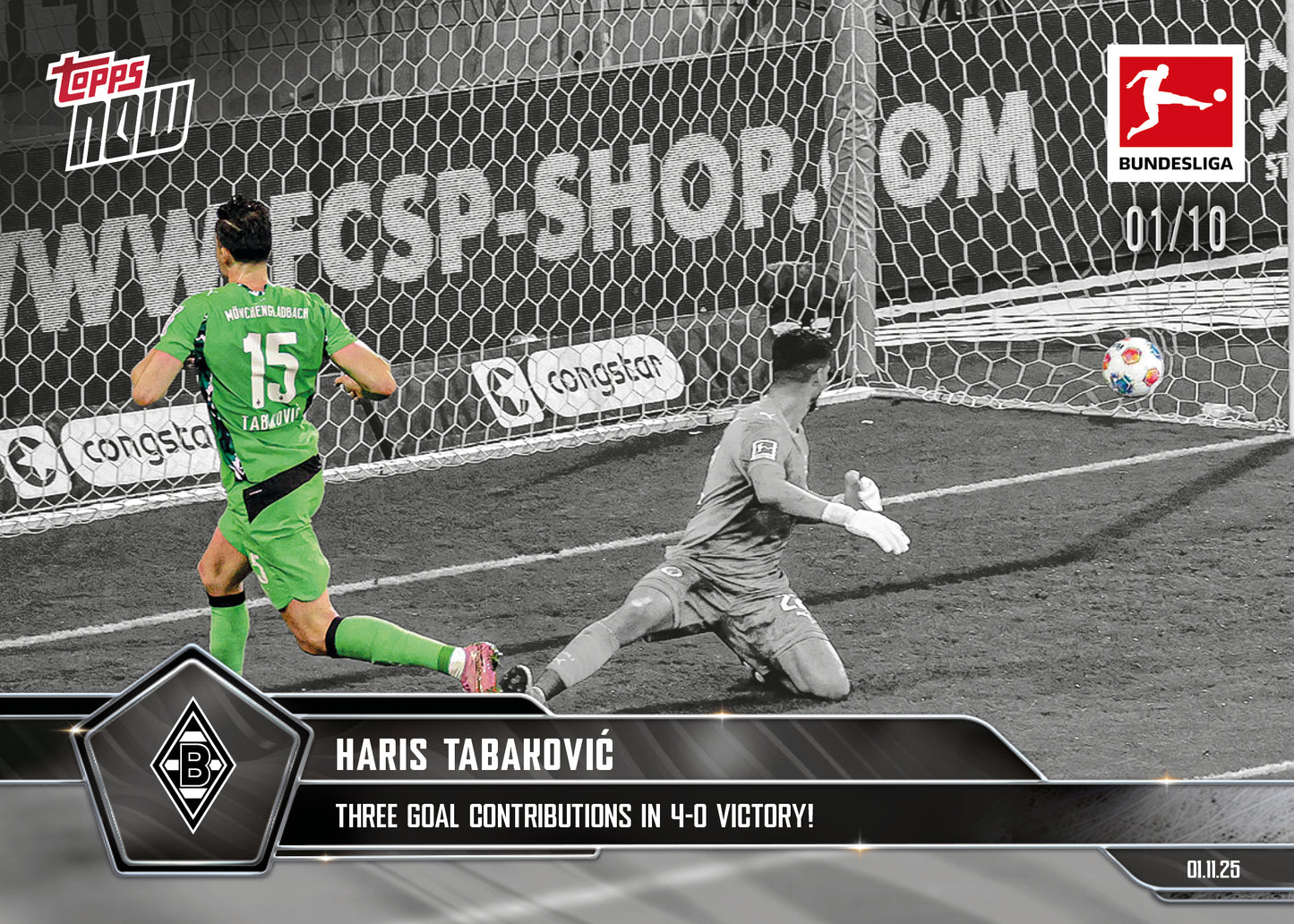 Haris Tabaković - 2025-26 Bundesliga Topps NOW® - Card 52