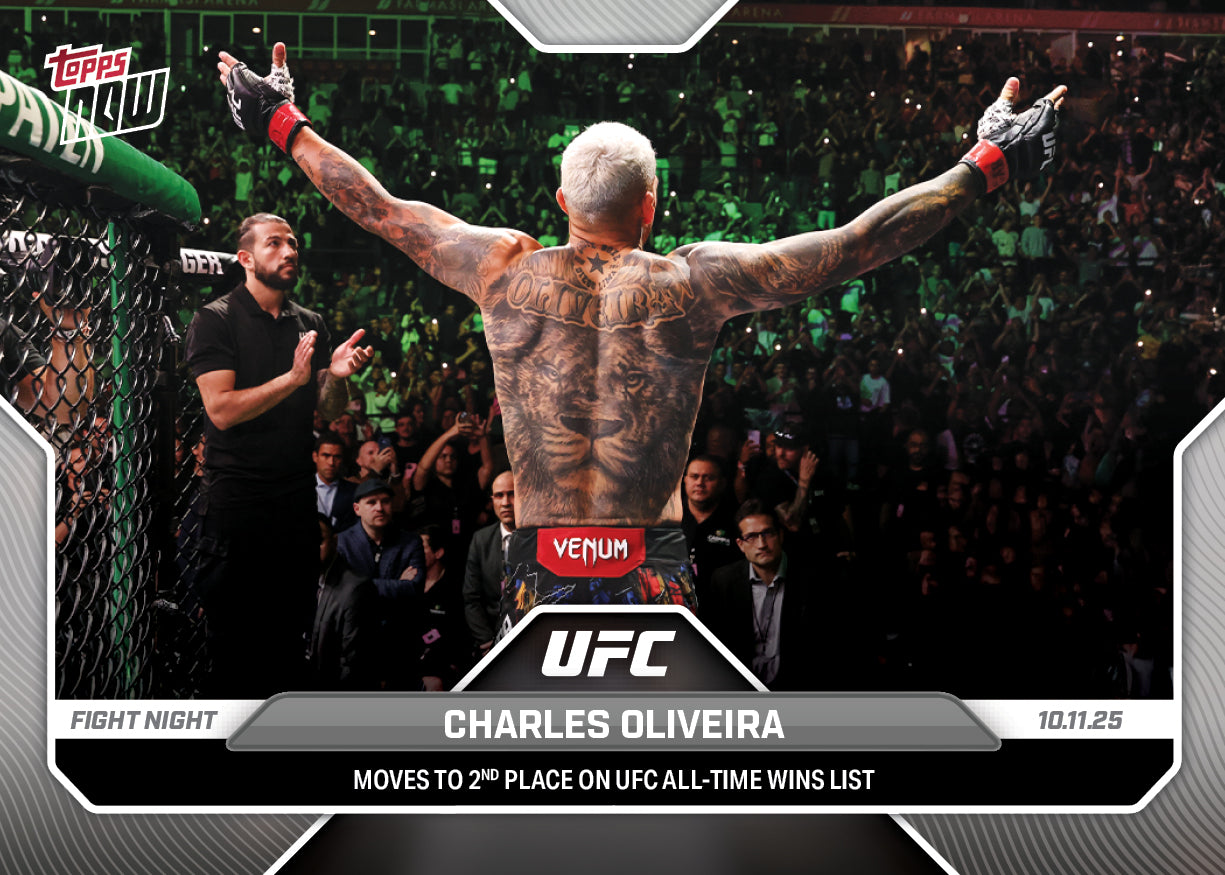 Charles Oliveira - 2025 UFC Topps NOW® - Card 34 - PR: 1150