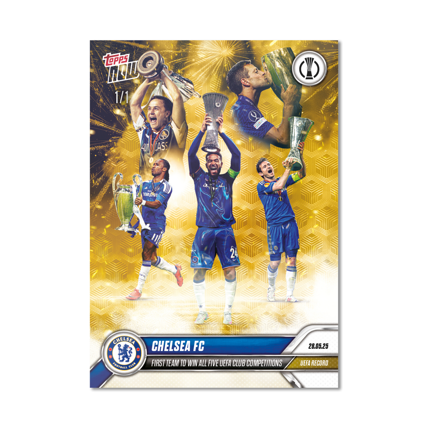 Chelsea FC - 2024-25 UECL Topps NOW® - Card 16 - PR: 3457