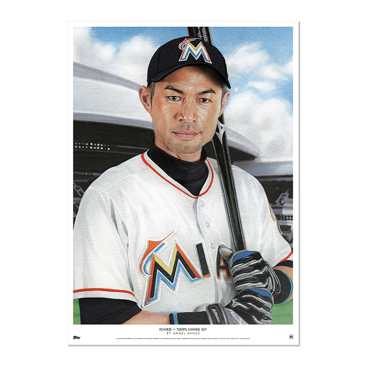 Topps Living Set Fine Art Print #851 - Ichiro