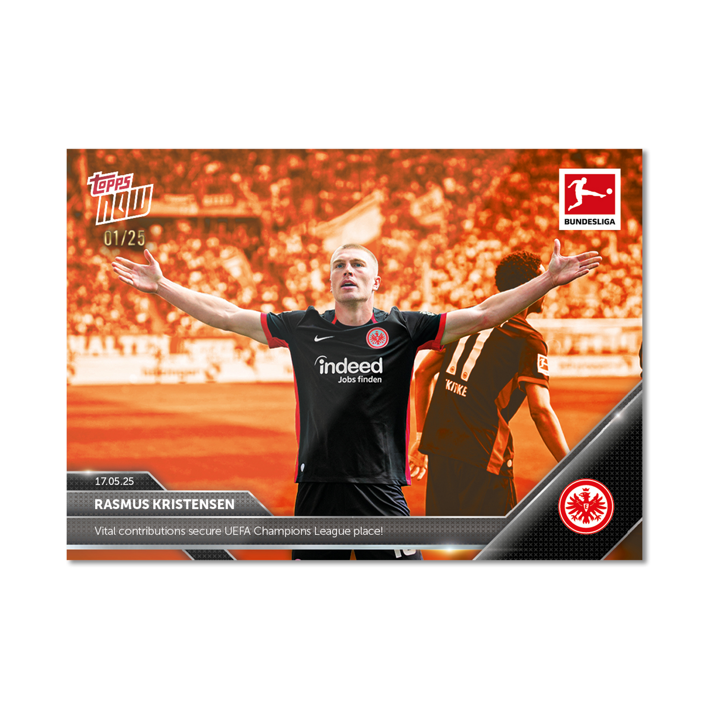 Rasmus Kristensen - 2024-25 Bundesliga Topps NOW® - Card 190 - PR: 226