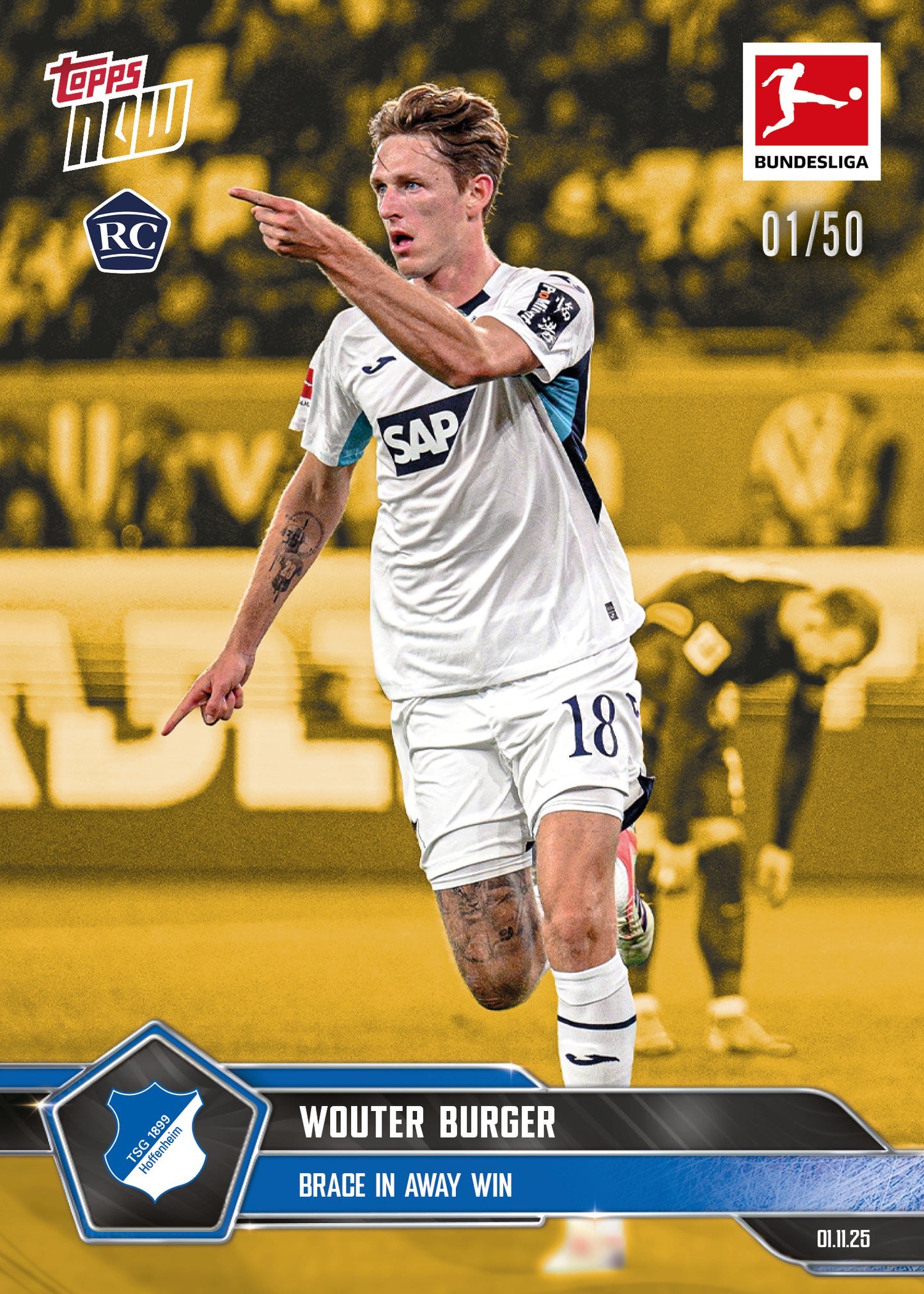Wouter Burger - 2025-26 Bundesliga Topps NOW® - Card 55