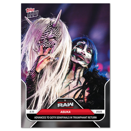 Asuka - 2025 WWE Topps NOW® - Card 67 - PR: 1155