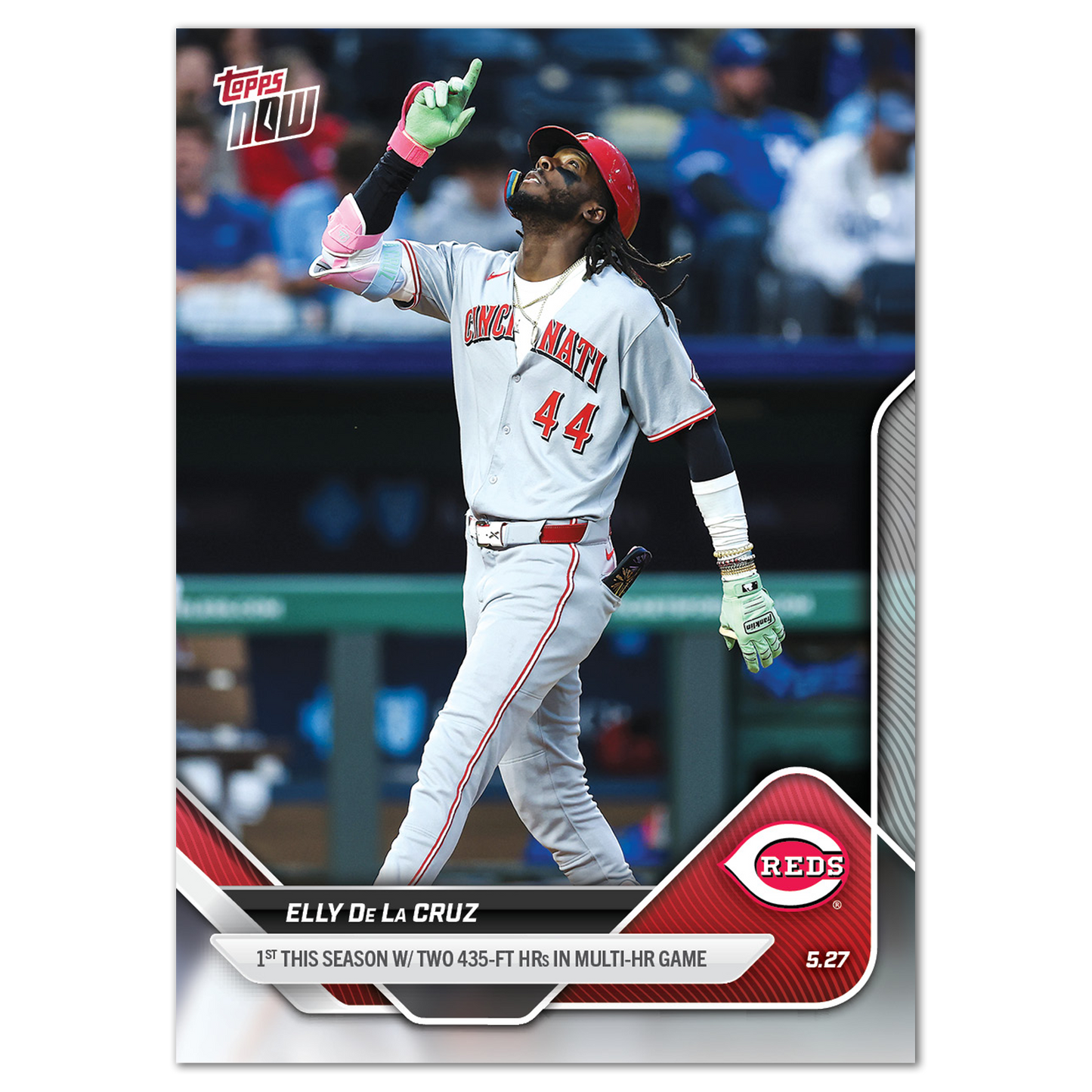 Elly De La Cruz - 2025 MLB Topps NOW® - Card 223 - PR: 1527