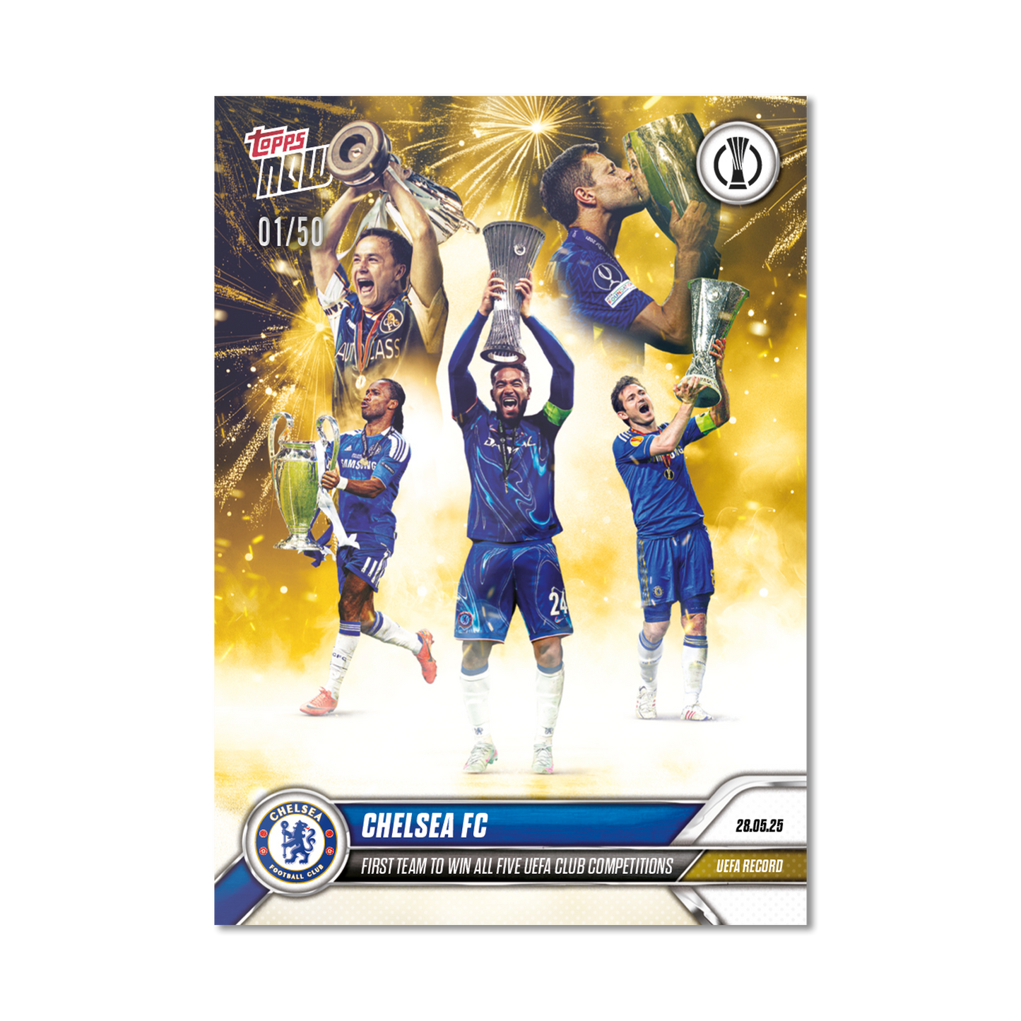 Chelsea FC - 2024-25 UECL Topps NOW® - Card 16 - PR: 3457