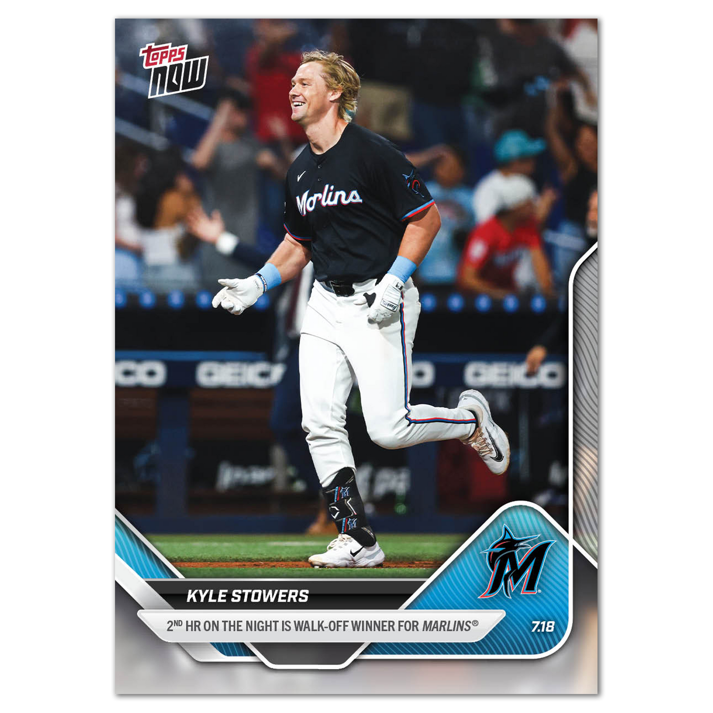 Kyle Stowers - 2025 MLB Topps NOW® - Card 435 - PR: 382