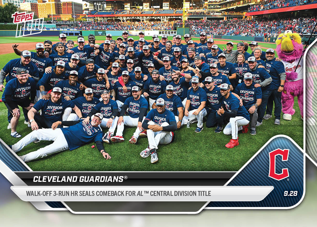 Cleveland Guardians - 2025 MLB Topps NOW® - Card 795 - PR: 1286