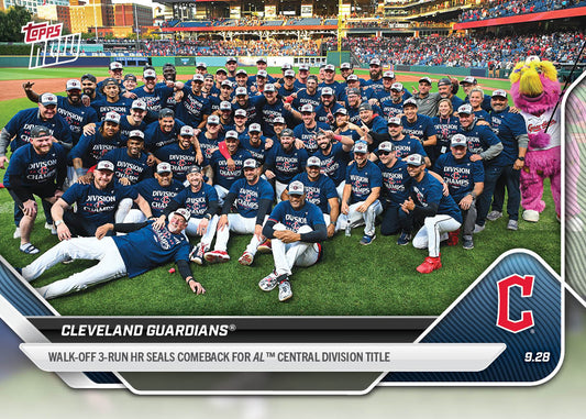 Cleveland Guardians - 2025 MLB Topps NOW® - Card 795 - PR: 1286