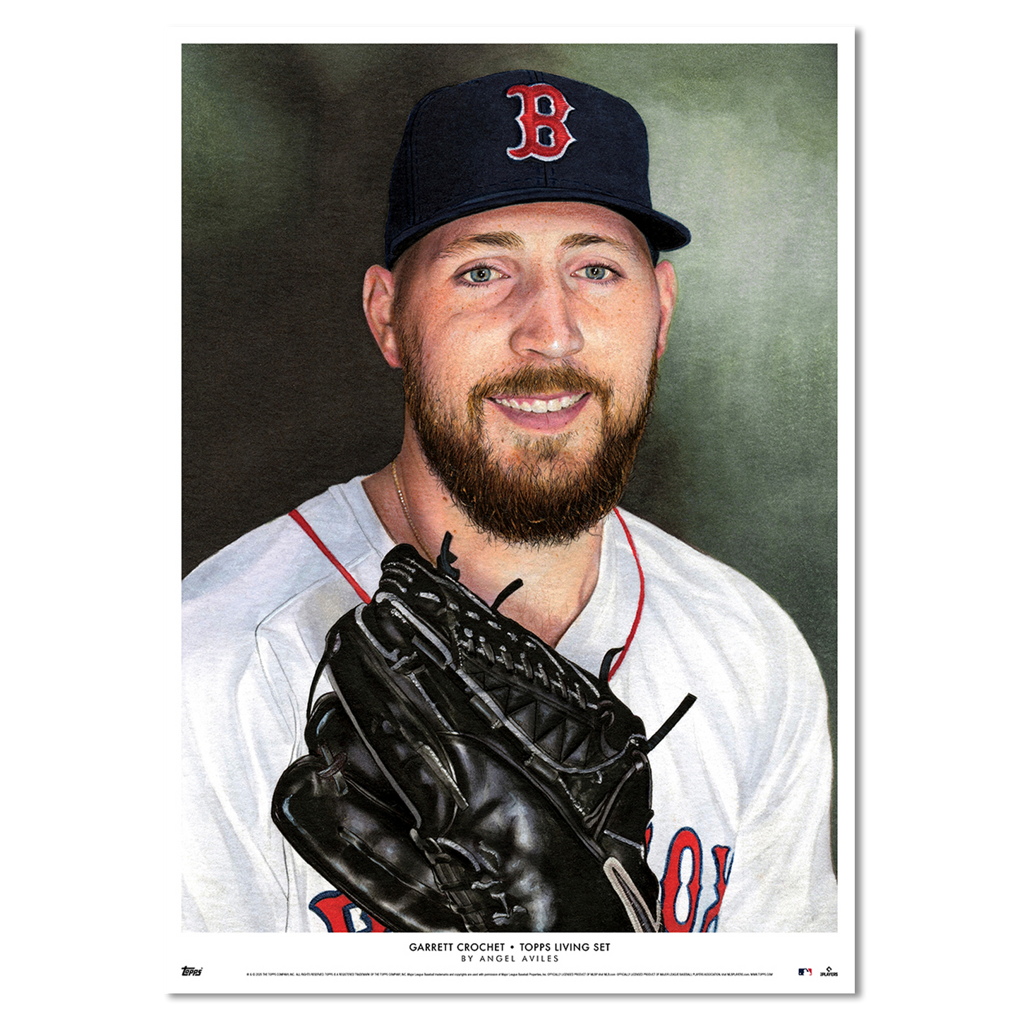 Topps Living Set Fine Art Print #842 - Garrett Crochet