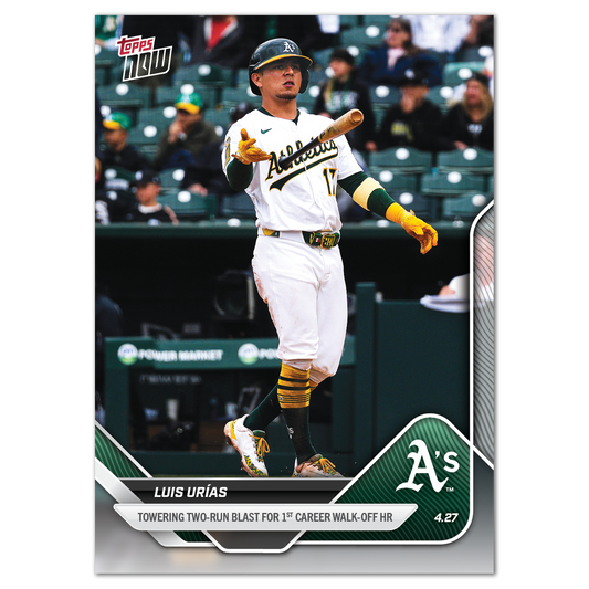 Luis Urías - 2025 MLB Topps NOW® - Card 113 - PR: 353