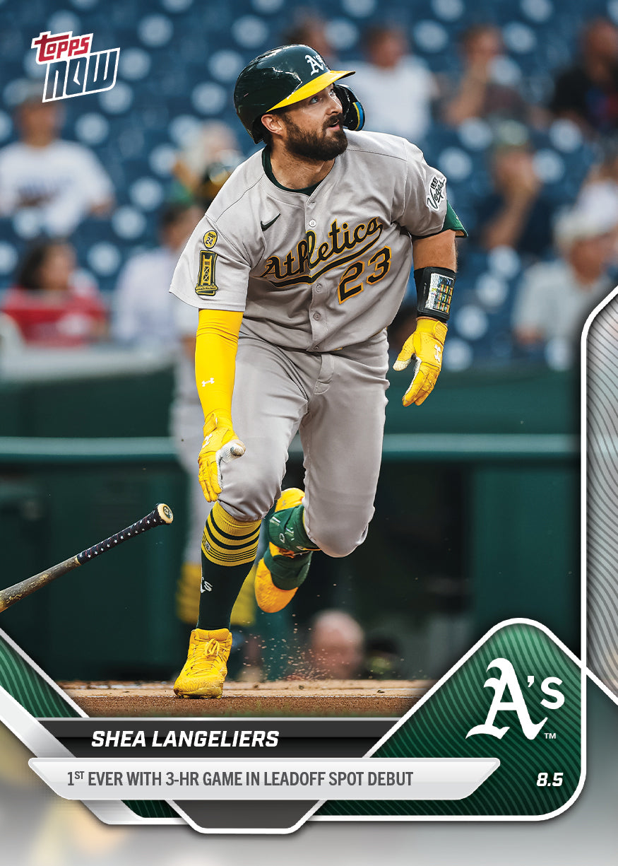 Shea Langeliers - 2025 MLB Topps NOW® - Card 520 - PR: 683