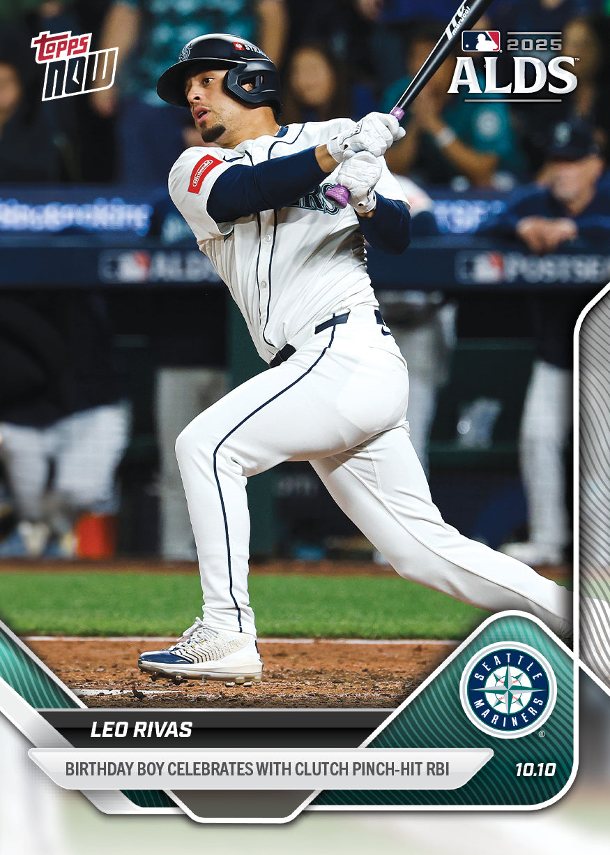Leo Rivas - 2025 MLB Topps NOW® - Card 852 - PR: 1264