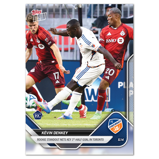 Kévin Denkey - 2025 MLS Topps NOW® - Card 41 - PR: 225